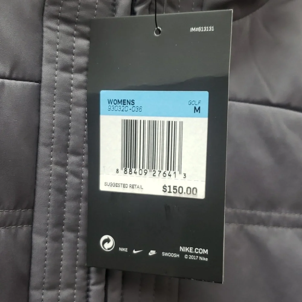 Nike coat‎ fall zippered pockets synthetic fill NWT